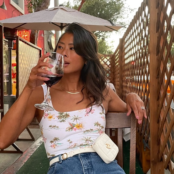 Chanel white Caviar Coin bag waist belt pouch GHW - Picture 14 of 15